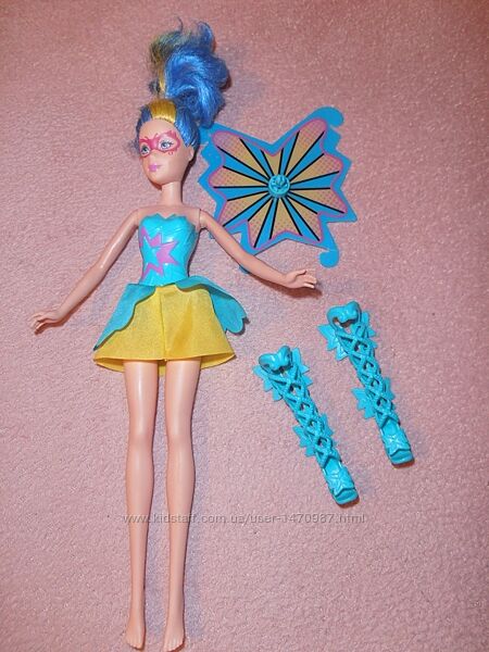 Лялька Барбі Barbie  голуба з серії Суперпринцеси від компанії Mattel