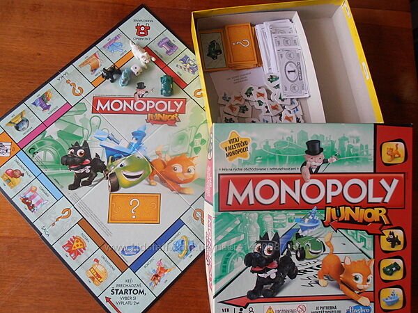 Настільна гра Монополія Monopoly Junior від Hasbro