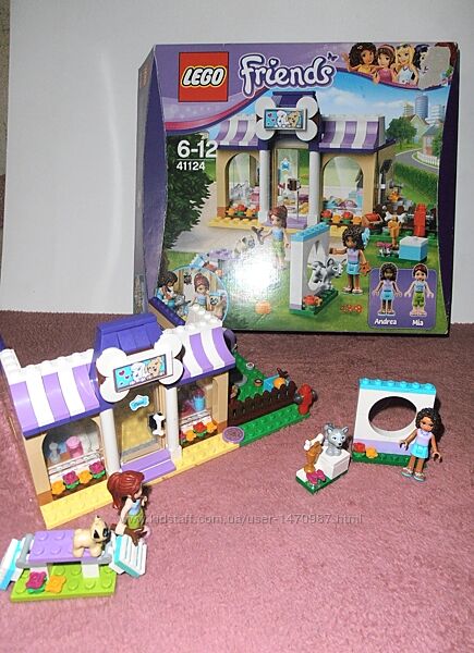 Конструктор Лего LEGO Friends 41124 Дитячий садок для цуценят