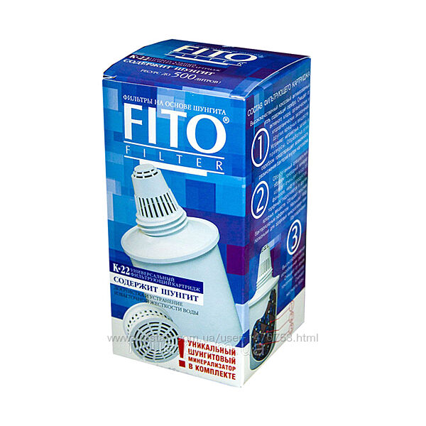 Сменный картридж Fito Filter К-22 для фильтров кувшинов Гейзер