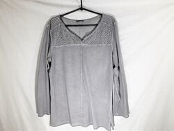 Сіра котонова сорочка-блузка від Charles Vaegele  р 50-54