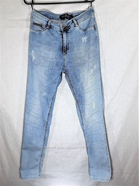 Стрейчеві  блакитні джинси від Signal Jeans р 48-52