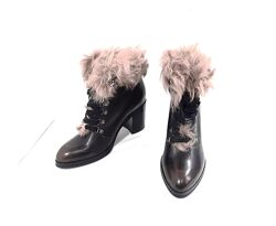Ефектні шкіряні ботильони від Pepen sole  р 37  24,5 см