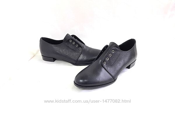 Кожаные стильные туфли от Cosmoparis  Португалия  р 36,5-37   24 см