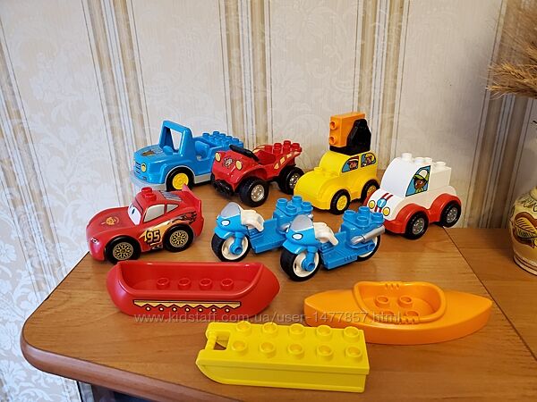 LEGO, Лего, DUPLO, Дупло, машины, самолет, тачки,10907,10886,10812,10552