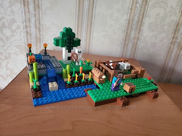 LEGO, Лего, MINECRAFT, Майнкрафт, Голем, Ферма,21114,21151,21158