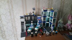 LEGO, Лего, City , Сити, Пожарная часть, Полицейский, участок 60004, 7498
