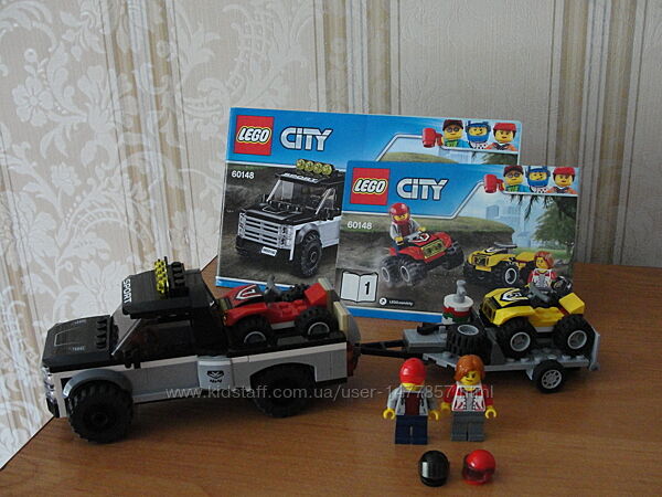 LEGO, Лего, City, Сити, Гоночная команда, 60148