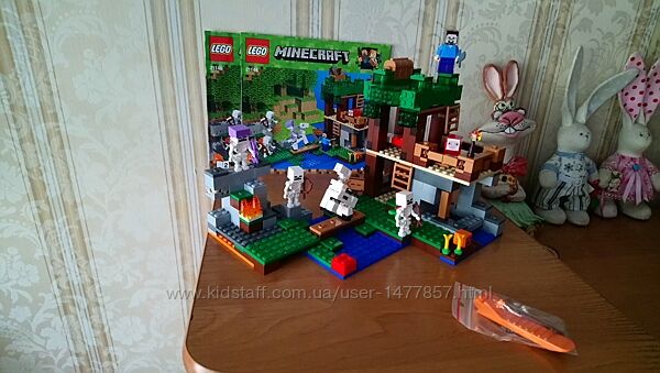 Лего, LEGO, Minecraft, Майнкрафт, Хижина ведьмы, 21133, 21146
