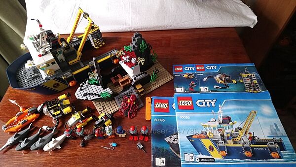 Лего, lego, City, сити, Сіті, Корабель дослідників морських глибин 60095