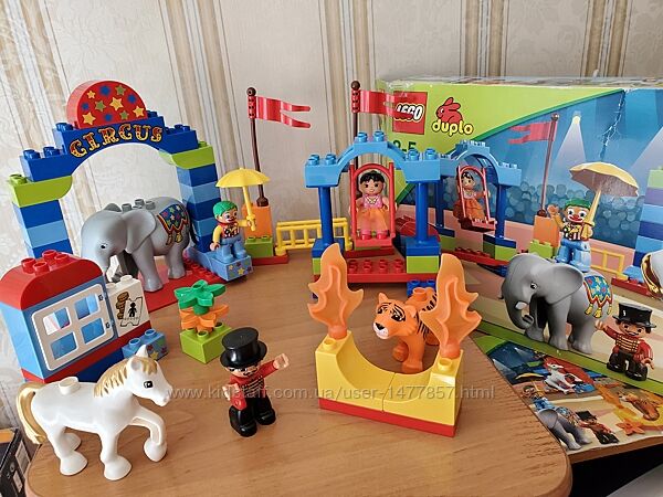  Лего, lego, Дупло, Duplo, Большой цирк, животные, Кафе,10504,10587