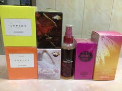 Avon Latin sensation , True temptation, ballroom beauty, Unigue rose, Aspir