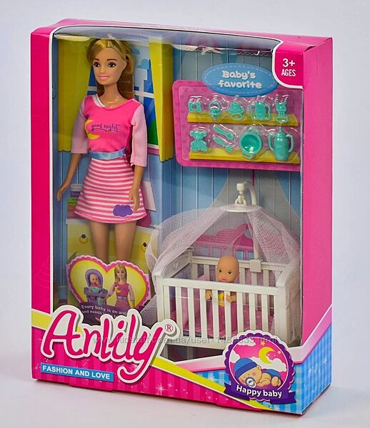 Кукла Anlily разные, аксессуары, в коробке