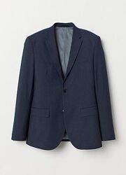 Стильный пиджак мужской H&M, slim fit, премиум качества