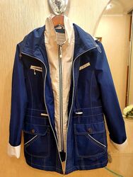 Куртка ветровка Canda raintex, M-L, удобная, много карманов, синяя