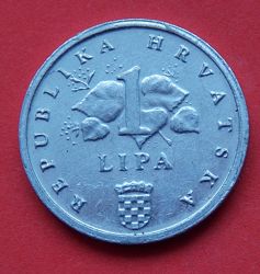 Монета хорватии 1 липа