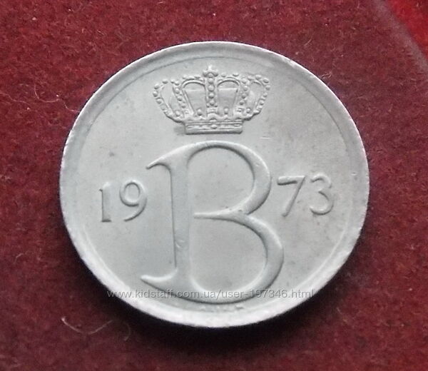 Монета Бельгии 25 центов
