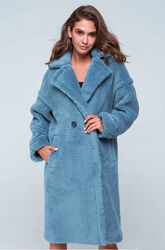 Эко шуба, меховое пальто в стиле тедди Max Mara. Разные цвета и размеры. 