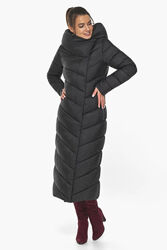 Зимняя длинная куртка, пальто длинное зимнее, воздуховик женский Braggart