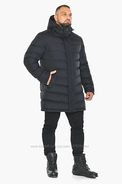 Зимняя длинная мужская куртка пуховик ТМ Braggart Aggressive Германия.