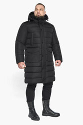 Зимняя мужская длинная куртка-пальто, парка, пуховик, воздуховик Braggart.