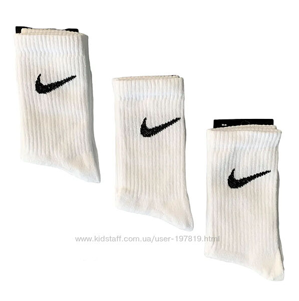 Спортивные высокие женские, мужские носки Nike. Набор носков 12 пар.