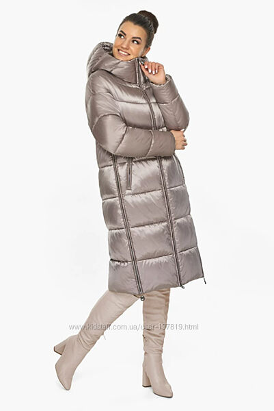 Зимняя куртка, зимнее пальто, длинный воздуховик женский Braggart, 5 цветов