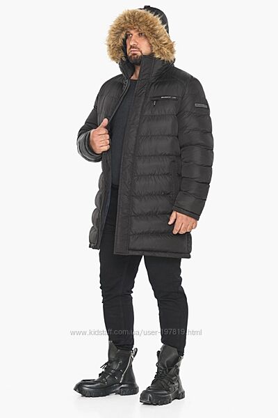 Зимняя мужская длинная куртка, парка, пуховик, воздуховик Braggart Германия