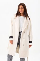 Осеннее демисезонное женское пальто из альпаки Милана от Emass. 