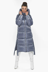 Зимняя куртка, зимнее пальто, длинный воздуховик женский Braggart, 7 цветов