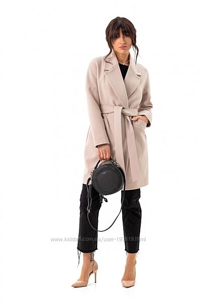 Женское стильное пальто Макс в стиле оверсайз от ТМ Emass. Разные цвета.