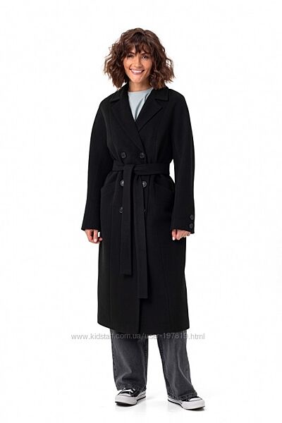Пальто демисезонное из кашемира Камерон от ТМ Emass. Модное женское пальто.