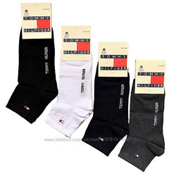 Набор 12 пар. Средние спортивные носки Adidas, Fila, Nike. Разные цвета.