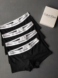 Набор 4 шт. Мужские трусы боксеры Calvin Klein LUX в коробке. Люкс качество