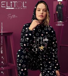 Флісовий домашній костюм, піжама кофта штани Elitol. Флисовая пижама костюм