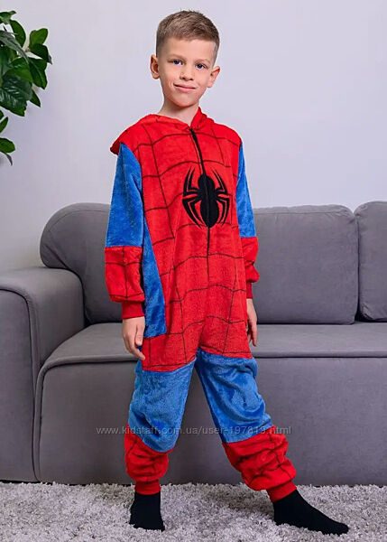 Кігурумі людина-павук Spider-Man. Кигуруми Человек паук. Детская пижама Хит