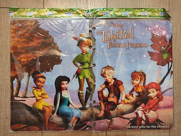 Новые мягкие большие пазлы для детей Питер Пэн 48 частей