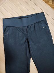 штаны для беременных льняные из льна George maternity / 40eur - наш 46р