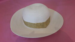 Летняя шляпа Del Мare с золотой лентой