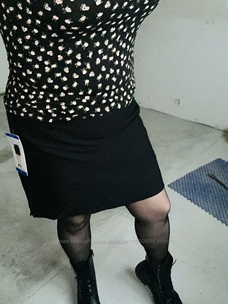 Чёрная базовая юбка от S. C &Co XL, L