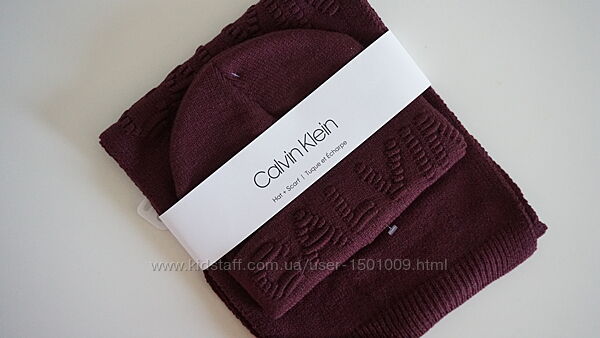 Набор шапка и шарф Calvin Klein оригинал из США