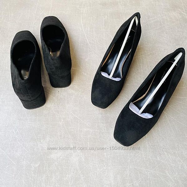 Чёрные классические туфли/в наличии/наложка