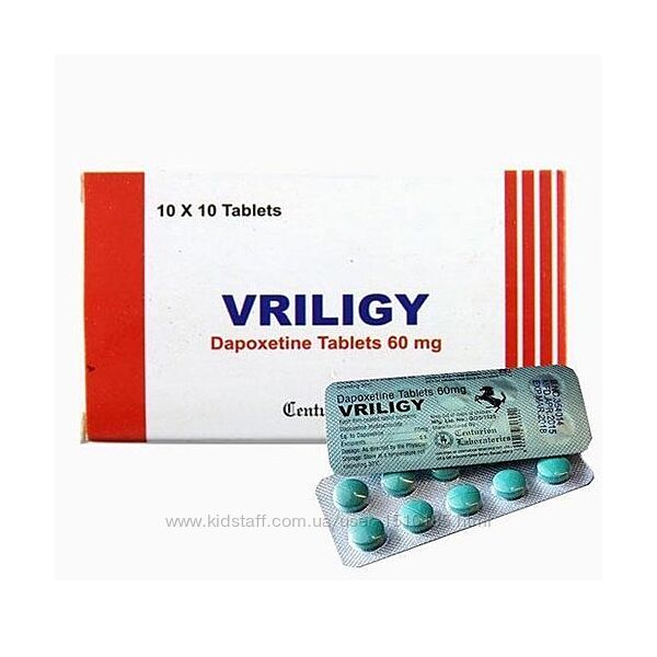 Vriligy 60 - дапоксетин Priligy 60 мг. 