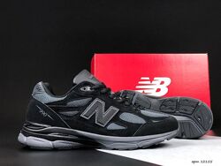  р.41  Кроссовки New Balance 990 черно/серые KS 12155
