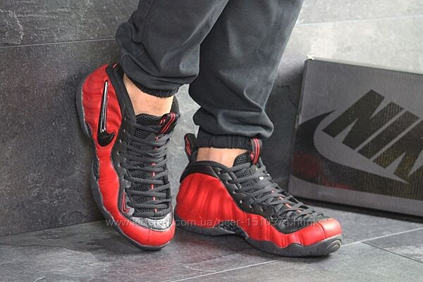 р.41 Мужские кроссовки Nike Air Foamposite Pro черно/красные  KS 10899
