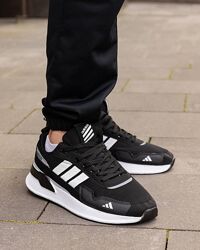 р.40-44 Кроссовки Adidas Running Black AD055