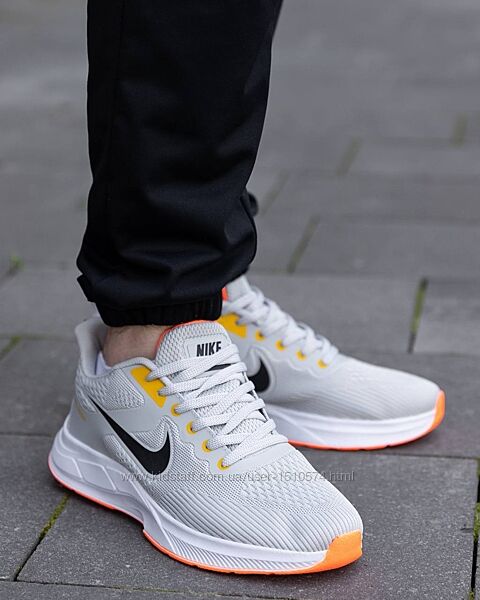 р.40-44 Кроссовки  Nike Zoom Silver Orange NK138