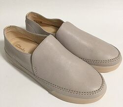 р.36 Clarks женские кожаные слипоны оригинал