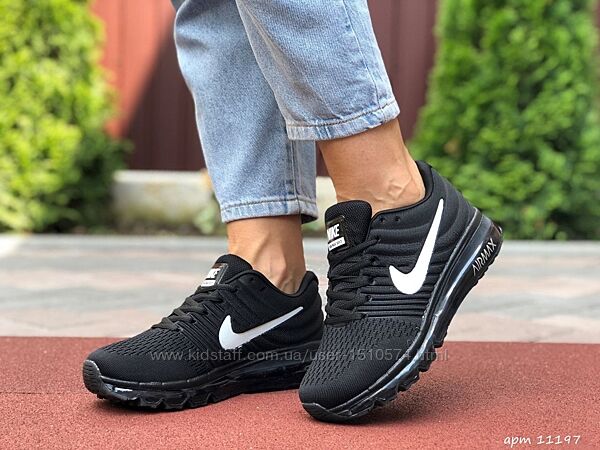 р.  38  Кроссовки Nike Air Max 2017 черно/белые KS 11197