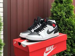 р. 41 Nike Air Jordan черно/бело/красные кроссовки KS 11236